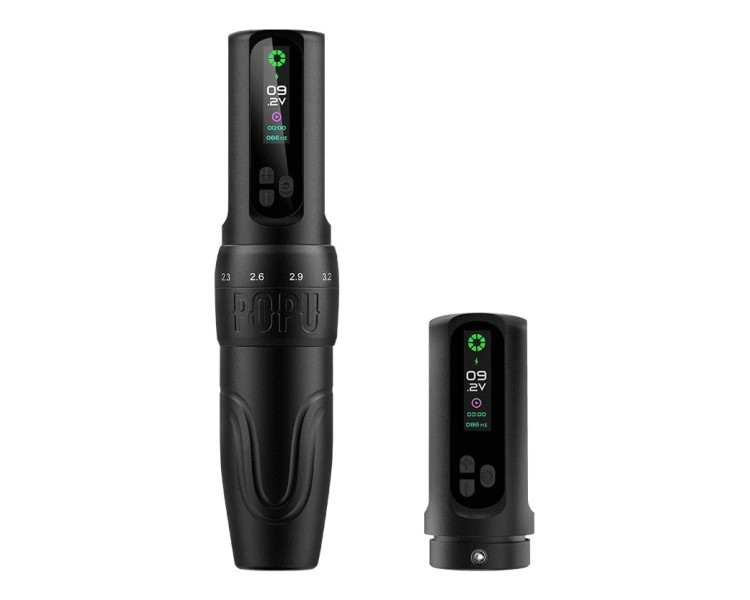 Popu Diva Shadow - Corsa Regolabile (2.0 - 3.5 mm) - Dermografo Wireless PMU Pen ez tattoo Popu Diva Shadow - Corsa Regolabile (2.0 - 3.5 mm) - Dermografo Wireless PMU Pen ez tattoo