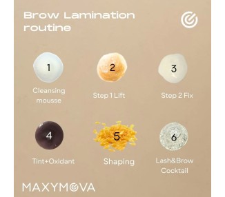 Step 1 LIFT - Crema Liftante per Ciglia e Sopracciglia MAXYMOVA con Pompetta Airless - 15ml maxymova