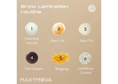 Step 1 LIFT - Crema Liftante per Ciglia e Sopracciglia MAXYMOVA con Pompetta Airless - 15ml maxymova
