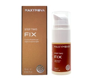 Step 2 FIX - Crema Fissante per Ciglia e Sopracciglia MAXYMOVA con Pompetta Airless - 15ml maxymova