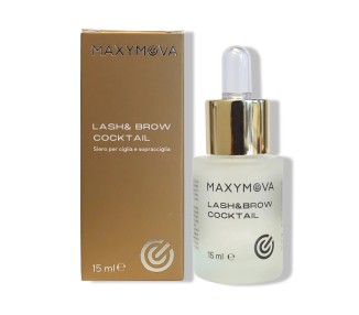 LASH & BROW COCKTAIL - Siero Finale Trattamento Laminazione Ciglia e Sopracciglia MAXYMOVA - 15ml maxymova