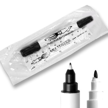 Squidster Skin Marker Sterili a Doppia Punta - 100 pz