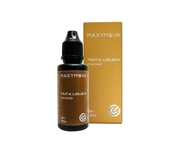 CACAO (Dark Brown) - Tinta Liquida per Henné Sopracciglia MAXYMOVA - 15ml maxymova CACAO (Dark Brown) - Tinta Liquida per Henné Sopracciglia MAXYMOVA - 15ml maxymova