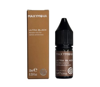ULTRA BLACK - Tinta Liquida con Cheratina per Ciglia e Sopracciglia MAXYMOVA - 10ml maxymova