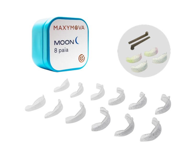 BIGODINI MOON Professionali in Silicone per Laminazione MAXYMOVA - 8 paia maxymova BIGODINI MOON Professionali in Silicone per Laminazione MAXYMOVA - 8 paia maxymova