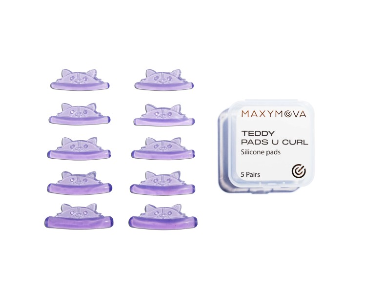 TEDDY U CURL - Bigodini in Silicone Ultra-Adesivi per Laminazione MAXYMOVA - 5 paia maxymova TEDDY U CURL - Bigodini in Silicone Ultra-Adesivi per Laminazione MAXYMOVA - 5 paia maxymova