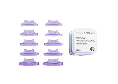 TEDDY U CURL - Bigodini in Silicone Ultra-Adesivi per Laminazione MAXYMOVA - 5 paia maxymova