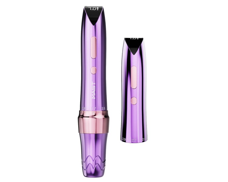 Mast P60 - Corsa Regolabile (2.2 - 3.2 mm) - Dermografo Wireless PMU Pen - Viola mast Mast P60 - Corsa Regolabile (2.2 - 3.2 mm) - Dermografo Wireless PMU Pen - Viola mast
