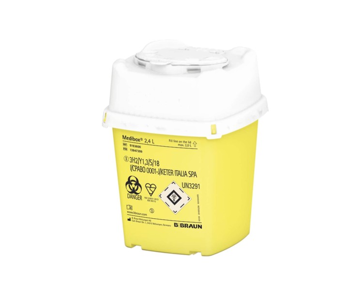 Contenitore per Taglienti - 2.4L Contenitore per Taglienti - 2.4L