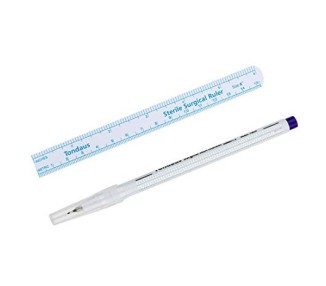 Pennarello Chirurgico VIOLA Non Sterile - 0.5 mm - con Righello makeup supply