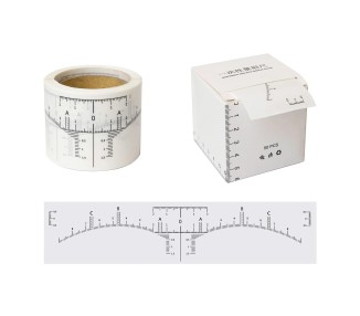Mascherine Adesive Monouso per Sopracciglia - Rotolo Pre-Tagliato - 50pz