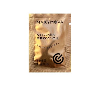 VITAMIN BROW OIL - Aftercare Colorazione Sopracciglia MAXYMOVA - 1,5ml maxymova