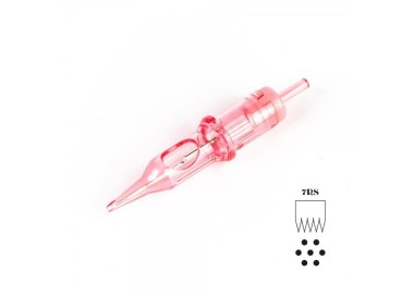 MATERIALE SCADUTO - Utilizzare Solo per Esercitazione | 07 RS (Round Shader) 0,30mm - Cartucce Kwadron OPTIMA - Aghi PMU - 20...