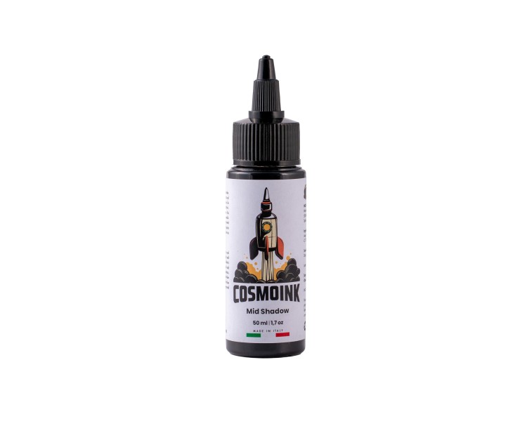 MATERIALE SCADUTO - Utilizzare Solo per Esercitazione | COSMOINK Mid Shadow - 50ml - Colore Tattoo REACH cosmoink MATERIALE SCADUTO - Utilizzare Solo per Esercitazione | COSMOINK Mid Shadow - 50ml - Colore Tattoo REACH cosmoink