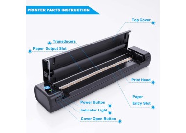 Stampante Termica per Stencil - Emalla INKDOT Wireless Thermal Printer emalla