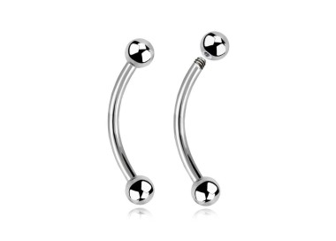 CURVED EYEBROW BARBELLS