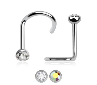 JEWEL NOSE STUDS BENT