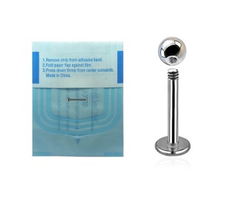SS STERILE LABRET sfera 3mm