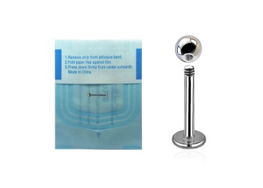 SS STERILE LABRET sfera 3mm
