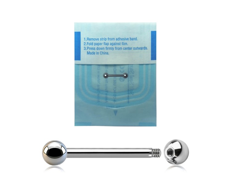 SS STERILE BARBELLS sfere 3mm SS STERILE BARBELLS sfere 3mm