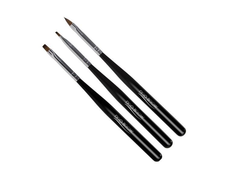 Kit 3 Pennelli Sopracciglia PRO BROW pro brow Kit 3 Pennelli Sopracciglia PRO BROW pro brow