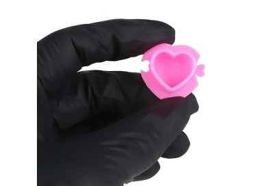 Heart Ink Caps - Capsule Porta Colore a Cuore - 100pz.