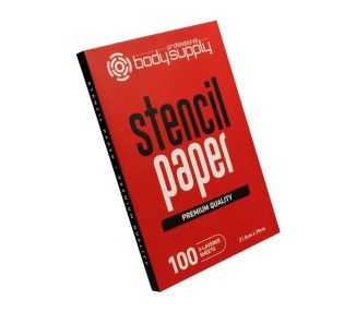 Carta Termica Premium per Stencil con Stampante o a Mano Libera - BodySupply Premium Stencil Paper - 21.5 x 29 cm - 100pz. bo...
