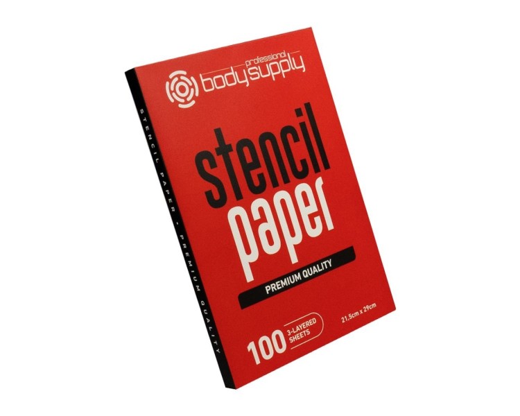 Carta Termica Premium per Stencil con Stampante o a Mano Libera - BodySupply Premium Stencil Paper - 21.5 x 29 cm - 100pz. bo... Carta Termica Premium per Stencil con Stampante o a Mano Libera - BodySupply Premium Stencil Paper - 21.5 x 29 cm - 100pz. bo...