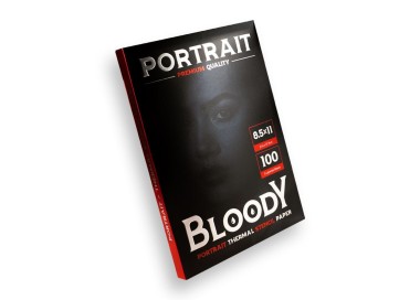 Bloody Portrait Thermal Stencil Paper - Carta Termica Premium per Stencil con Stampante - 21.6 x 27.9 cm - 100pz. bloody