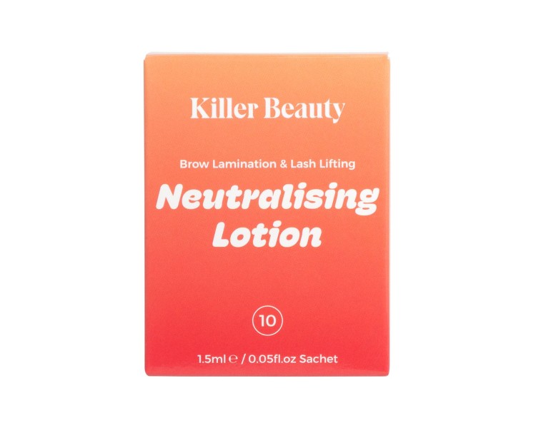 Step 2 - Lozione Neutralizzante per Laminazione Ciglia e Sopracciglia KILLER BEAUTY in Bustine - 1.5ml x 10pz. killer beauty Step 2 - Lozione Neutralizzante per Laminazione Ciglia e Sopracciglia KILLER BEAUTY in Bustine - 1.5ml x 10pz. killer beauty