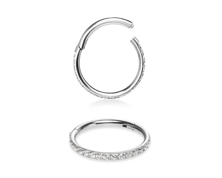 SS 316 JEWELLED CLICK SEGMENT RING SS 316 JEWELLED CLICK SEGMENT RING