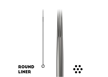 MATERIALE SCADUTO - Utilizzare Solo per Esercitazione | 18 RL Aghi Tradizionali Dormouse - 0,30mm - Long Taper - 50pz. dormouse