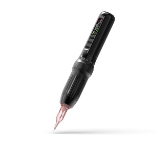 Kwadron VELURE - Corsa Regolabile (2.0 - 3.5 mm) - Dermografo Wireless PMU Pen - Nero kwadron