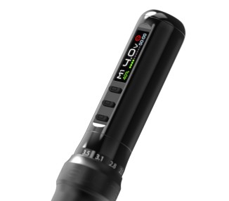 Kwadron VELURE - Corsa Regolabile (2.0 - 3.5 mm) - Dermografo Wireless PMU Pen - Nero kwadron