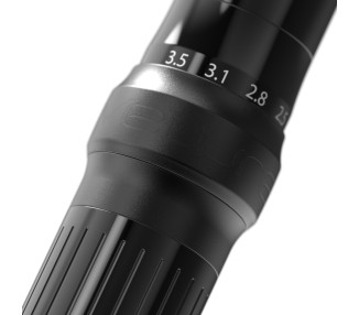 Kwadron VELURE - Corsa Regolabile (2.0 - 3.5 mm) - Dermografo Wireless PMU Pen - Nero kwadron