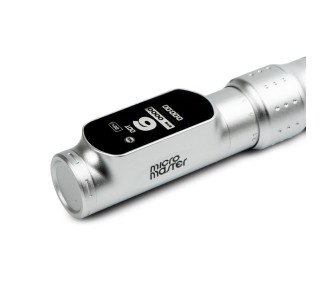 Kwadron MICROMASTER - Corsa Regolabile (2.0 - 3.5 mm) - Dermografo Wireless PMU Pen - Argento kwadron