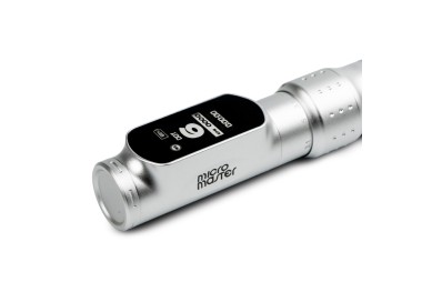 Kwadron MICROMASTER - Corsa Regolabile (2.0 - 3.5 mm) - Dermografo Wireless PMU Pen - Argento kwadron