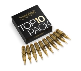 TOP10 PACK Cartridges - Cartucce Kwadron - Aghi Tattoo - 10pz kwadron