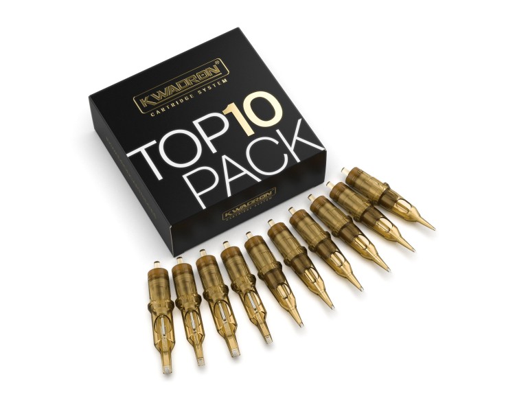 TOP10 PACK Cartridges - Cartucce Kwadron - Aghi Tattoo - 10pz kwadron TOP10 PACK Cartridges - Cartucce Kwadron - Aghi Tattoo - 10pz kwadron