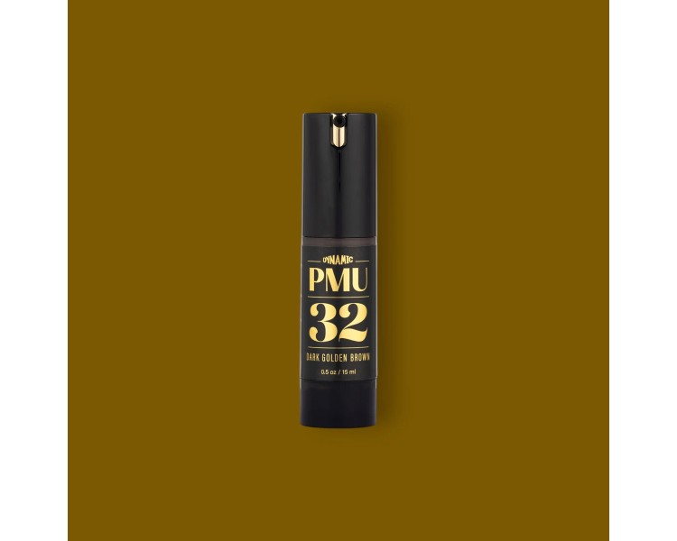 32 DARK GOLDEN BROWN - Dynamic PMU - 15ml - Pigmento PMU REACH dynamic ink 32 DARK GOLDEN BROWN - Dynamic PMU - 15ml - Pigmento PMU REACH dynamic ink