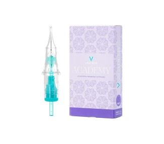 03 RS (Round Shader) 0,30mm - Long Taper - Cartucce Vertix ACADEMY - Aghi PMU - 20pz. vertix