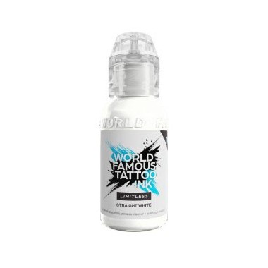STRAIGHT WHITE - World Famous Limitless - 30ml - Colore Tattoo REACH