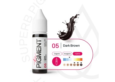05 DARK BROWN - The Pigment - 15ml - Pigmento PMU REACH the pigment