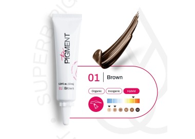 01 BROWN Microblading - The Pigment - 10ml - Pigmento PMU REACH the pigment