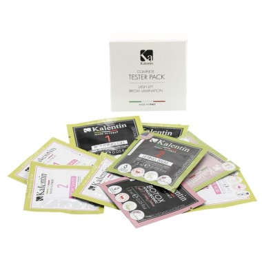 TESTER PACK Laminazione Ciglia e Sopracciglia KALENTIN - 12 monodosi