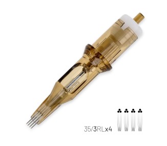 03 RL x 4 - Cartucce Kwadron - Aghi Tattoo - 20pz kwadron