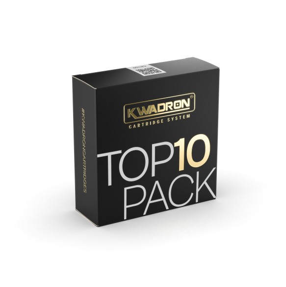 Kwadron TOP10 Pack - Cartucce Aghi Tattoo - 10 pz