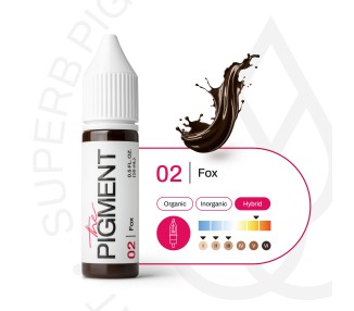 02 FOX - The Pigment - 15ml - Pigmento PMU REACH the pigment