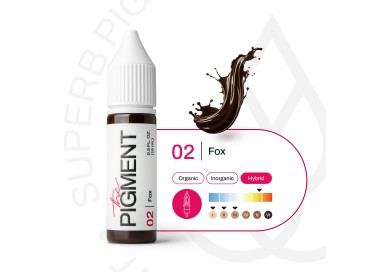 02 FOX - The Pigment - 15ml - Pigmento PMU REACH the pigment