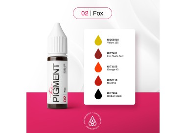 02 FOX - The Pigment - 15ml - Pigmento PMU REACH the pigment